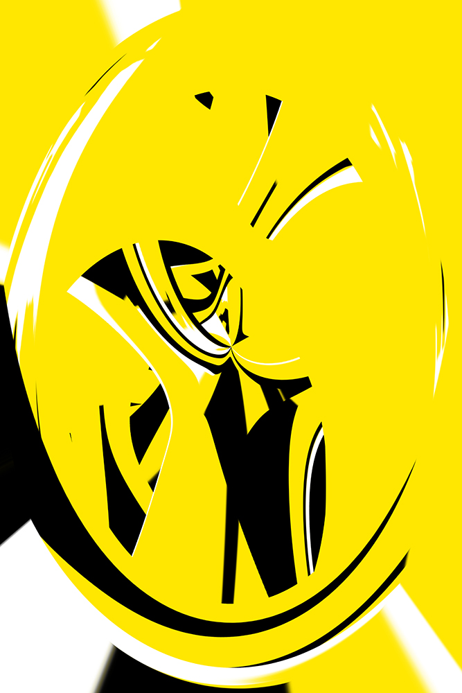 Dragonborn 52 Black Yellow digital art nft