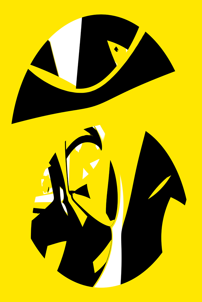 Dragonborn 71 black yellow art nft
